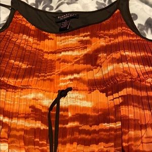 Orange and Red Dress with slip!